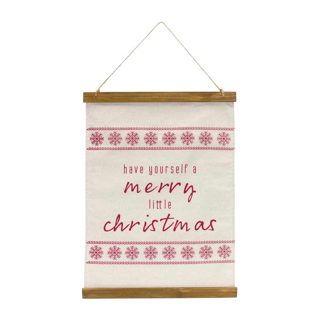 Merry Christamas Wall Banner 20"H - 14.75 x 0.25 x 20