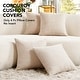 preview thumbnail 79 of 90, Deconovo Throw Pillow Covers, Corduroy Striped Decorative Covers, Set of 4