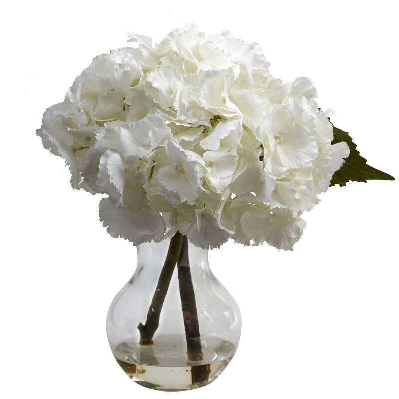 Farmhouse Flower Arrangement with Vase - Decorative Faux Floral DÃ©cor for Home - 13