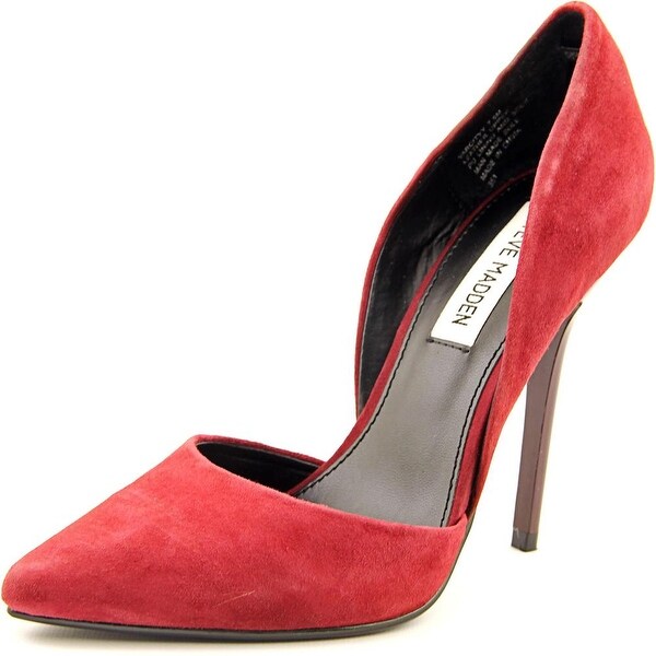 Steve Madden Varcityy Pointed Toe Suede Heels
