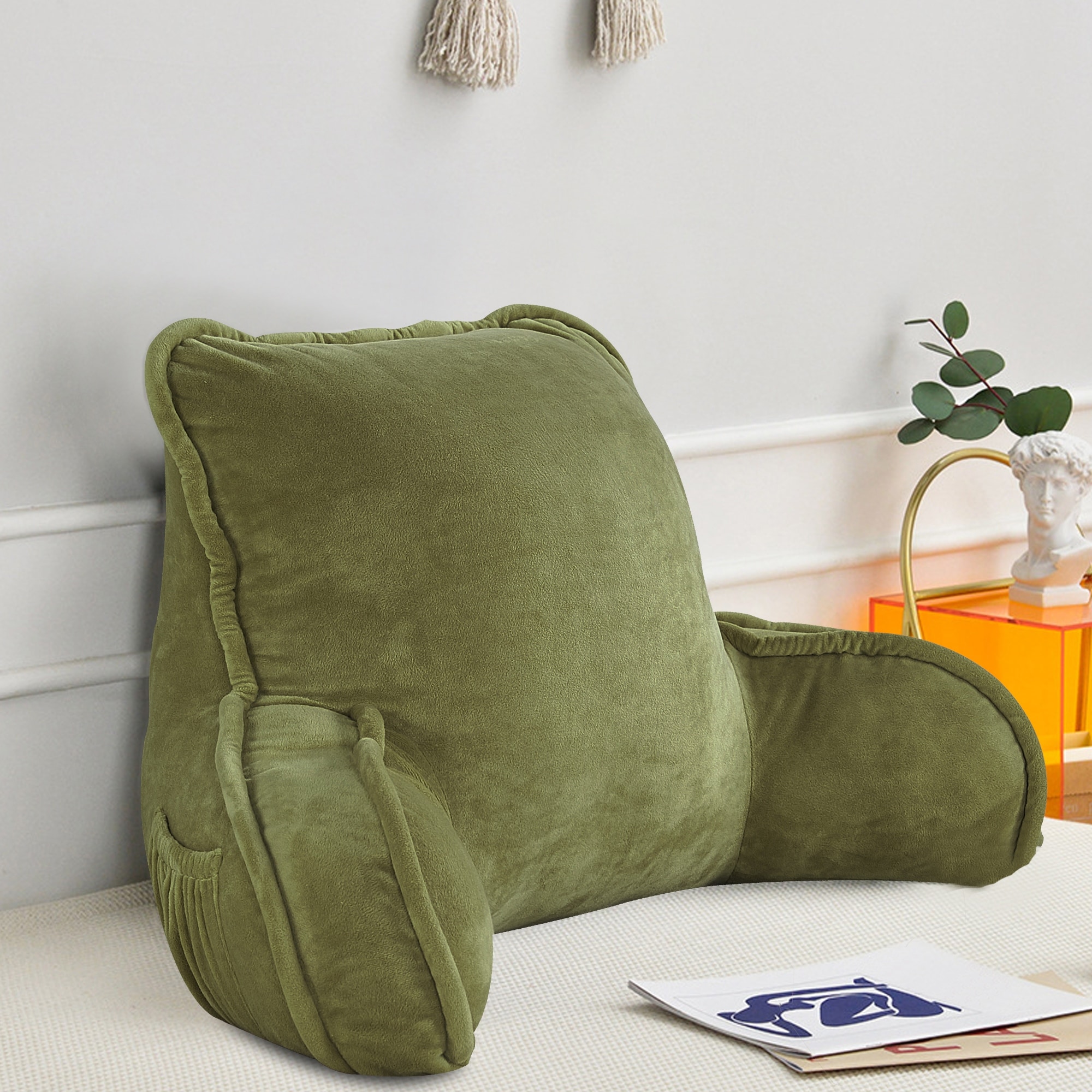 Bed bath and beyond reading pillow sales