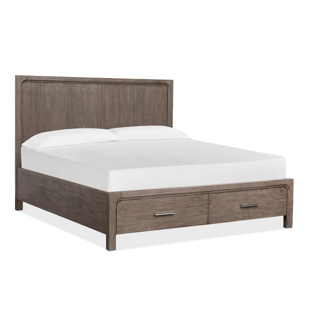 Magnussen Home Westbourne Dark Umber Panel Storage Bed