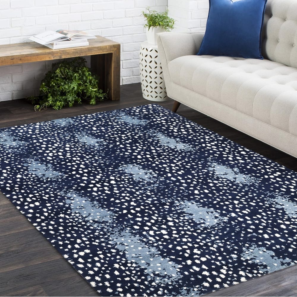 Overton Handmade Modern Contemporary Animal Print Area Rug
