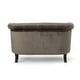 preview thumbnail 46 of 54, Milani Velvet Tufted Scroll Arm Loveseat by Christopher Knight Home