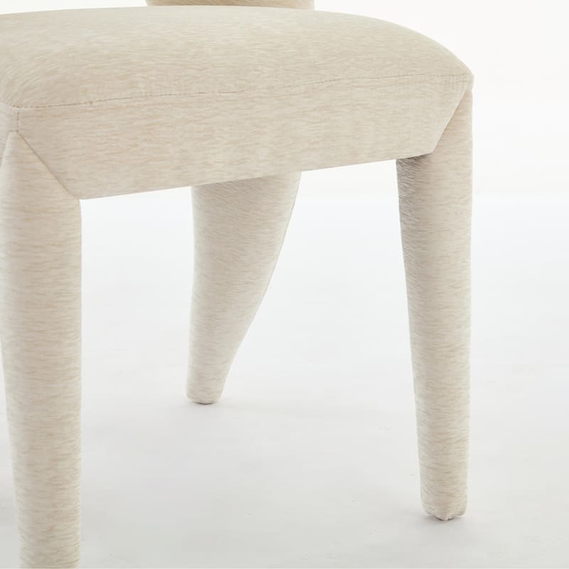 Metal Legs Dining Chair,Cushion Is Comfortable,Design Is Simple