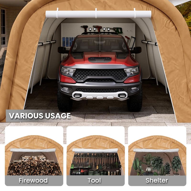 SUNBURY Heavy-Duty Carport,Portable Outdoor Canopy Garage