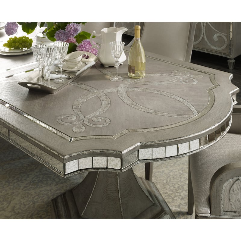 Hooker Furniture Sanctuary 128" Long Contemporary Elegant Dining Table