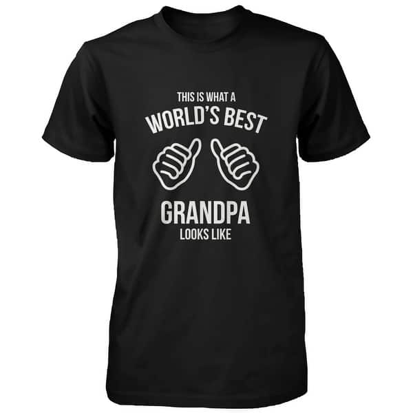 Funny Grandpa Tshirt This Is What A World S Best Grandpa Looks Like Overstock 14559058