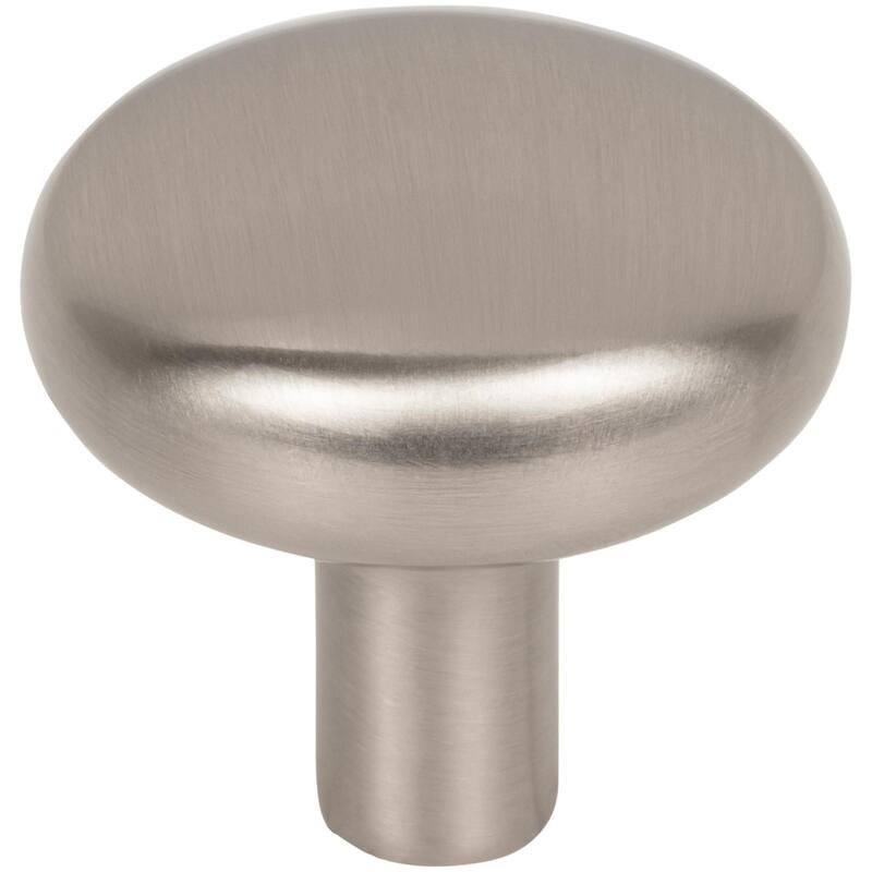 Jeffrey Alexander 329 Loxley 1-1/4" Mushroom Round Smooth Cabinet Knob - Satin Nickel
