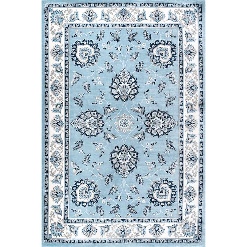 JONATHAN Y Scala French Cottage Area Rug - 3 X 5 - Blue/Cream