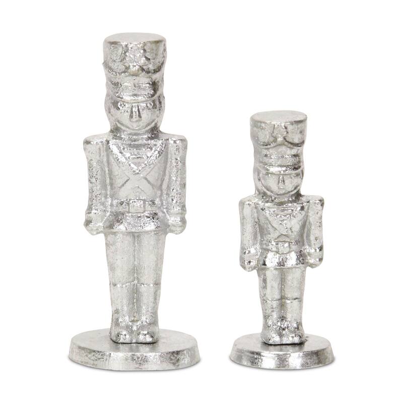 Clara Silver Cast Iron Nutcracker Figurine