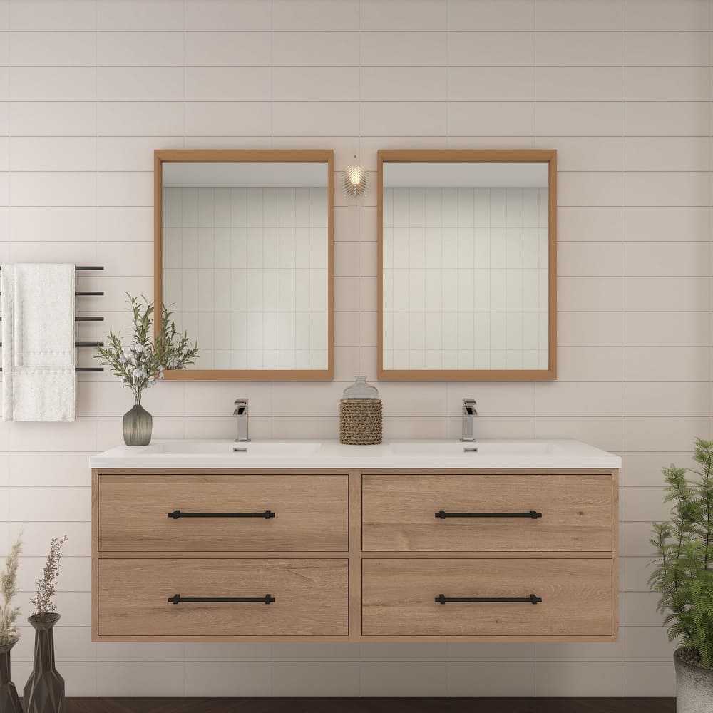Victoria 48'' Floating Vanity with Double Reinforced Acrylic Sink - 47.5
