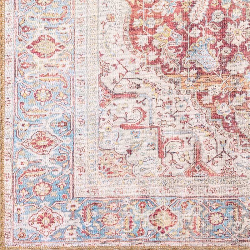 Artistic Weavers Niloufar Traditional Medallion Printed Machine Washable Area Rug