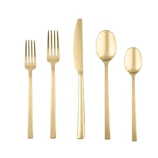 Cambridge Beacon Gold Mirror 20-Piece Flatware Set