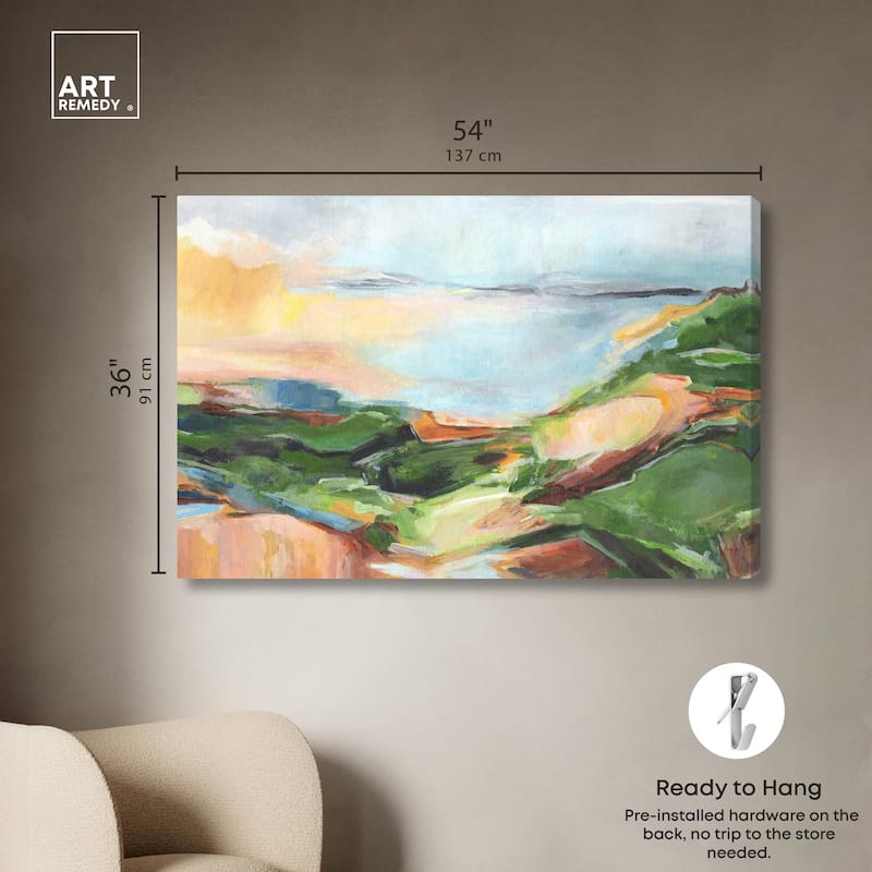Abstract Landscape Canvas by Art Remedy, Gallery Wrapped
