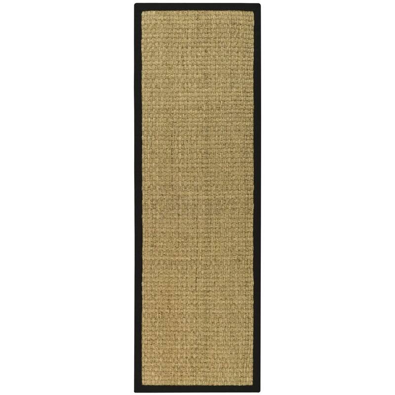 Area Rug - Durable Jute Sisal Floor Covering - Natural Fiber Rug for Living Room Bedroom - 144 x 108