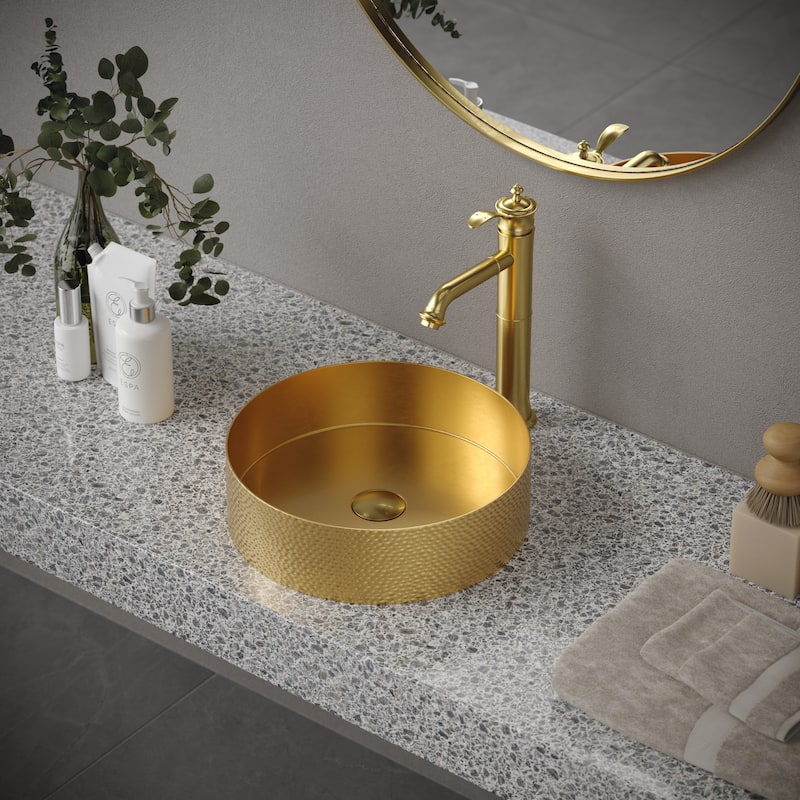Karran Cinox Stainless Steel Round Vessel Sink