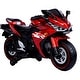 preview thumbnail 2 of 8, 12V Kids Ride On Motorcycle,550W Electric Ride On Motorcycle,Training Wheels