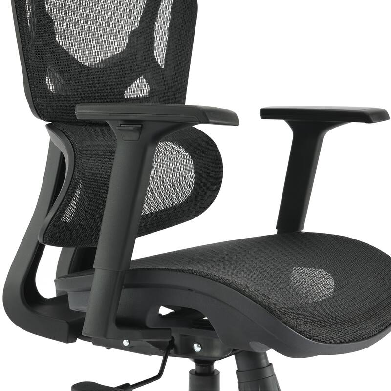 Black Mesh and Seat Managers Chair