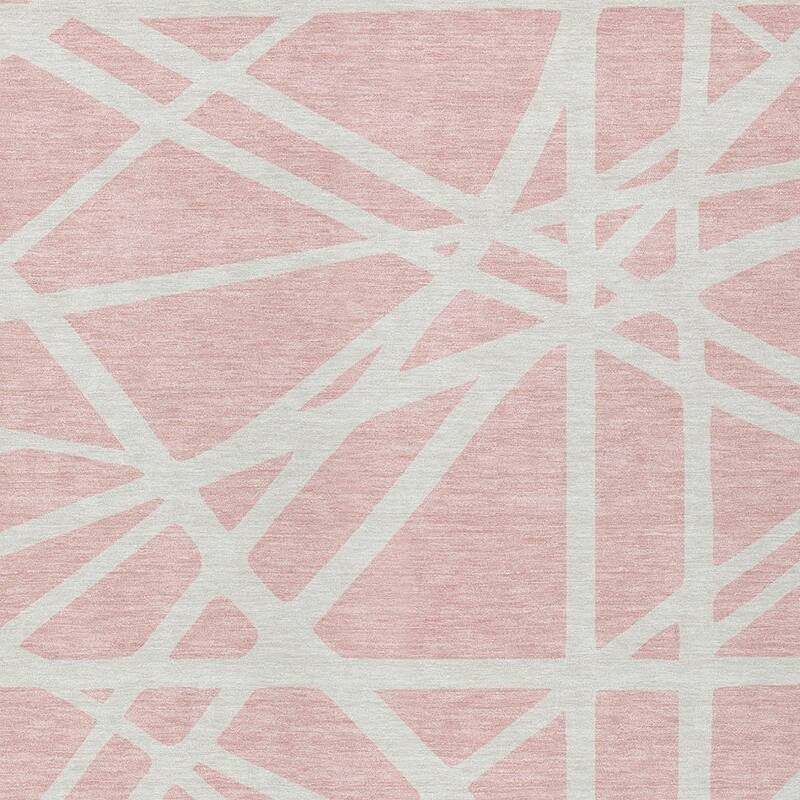 HomeRoots Geometric Transitional Rectangle Outdoor Rug