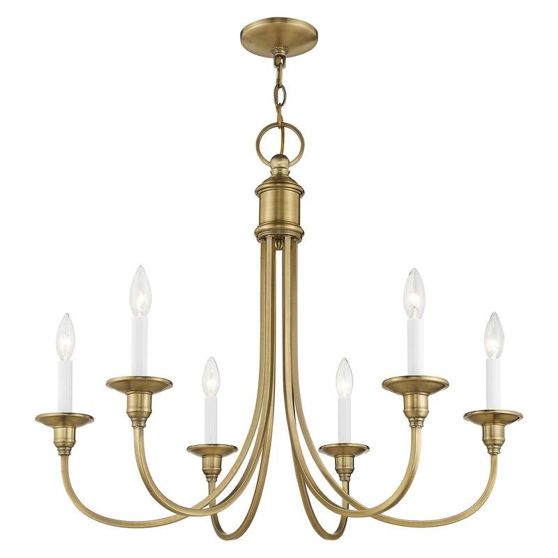 Livex Lighting 6-light Chandelier, 5146-35, 5146-01
