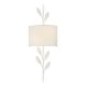 preview thumbnail 1 of 9, Crystorama Lighting Group Broche 2 Light 24-1/4" High Wall Sconce with Matte White