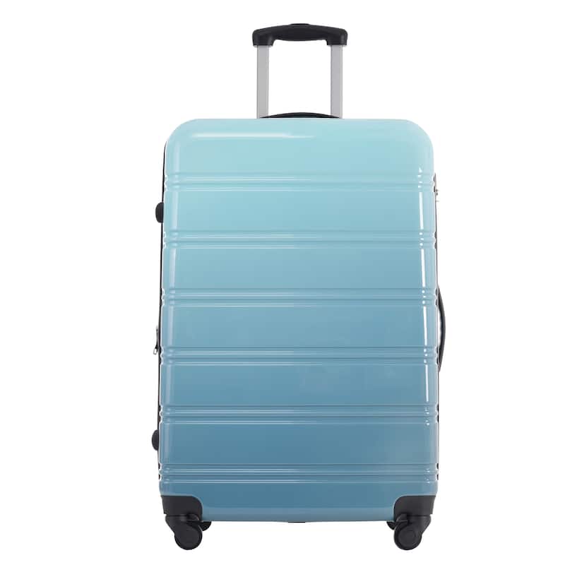 Hardshell Luggage Sets 3 Piece Gradient Color Expandable Suitcase with Spinner Wheels and TSA Lock Lightweight 20" 24" 28"