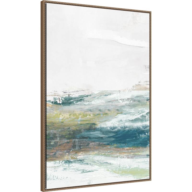 Verdant Vista No. 2 by Hannah Dawson Framed Canvas Wall Art Print