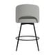 preview thumbnail 44 of 61, Swivel Bar Stools Set Of 2/3/4, Metal Bar Stools, Modern Upholstered Bar Stools For Kitchen Island - 20.3"W X 20.3"D X 39"H