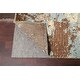 preview thumbnail 7 of 17, Vegetable Dye Wool/ Silk Abstract Area Rug Hand-knotted Modern Carpet - 7'11" x 9'9"