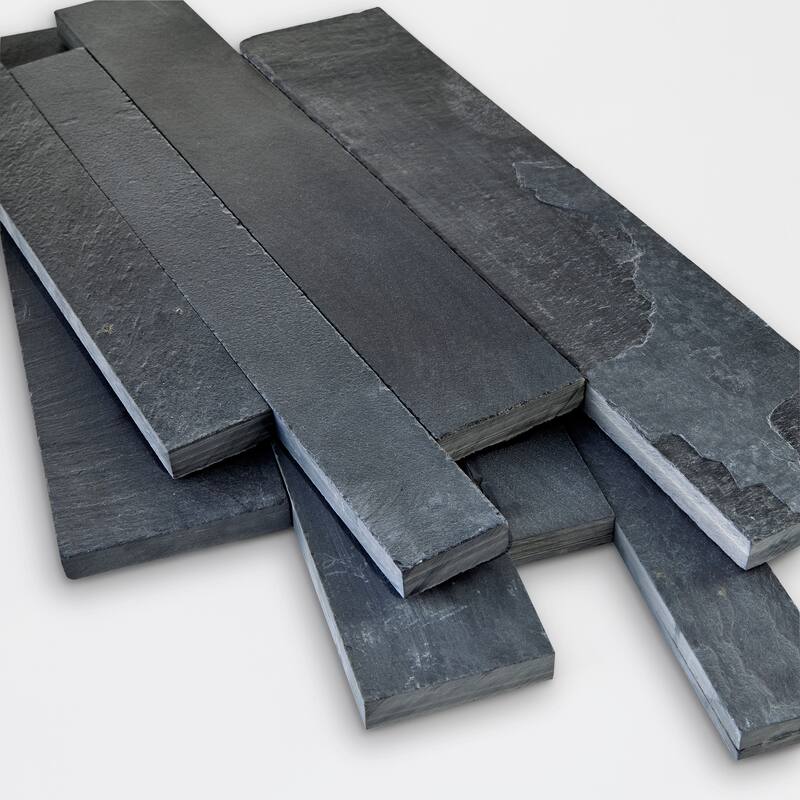 Linear Lines 6 in. x 12 in. Split Face Slate Wall Tile