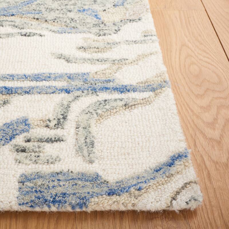 SAFAVIEH Handmade Metro Igballe Modern Abstract Wool Rug