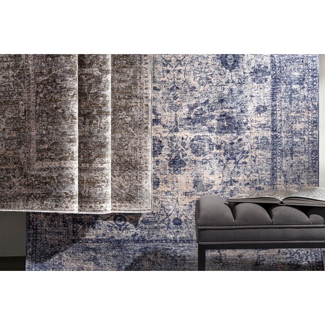 Livabliss Vintage Lincoln Border Area Rug