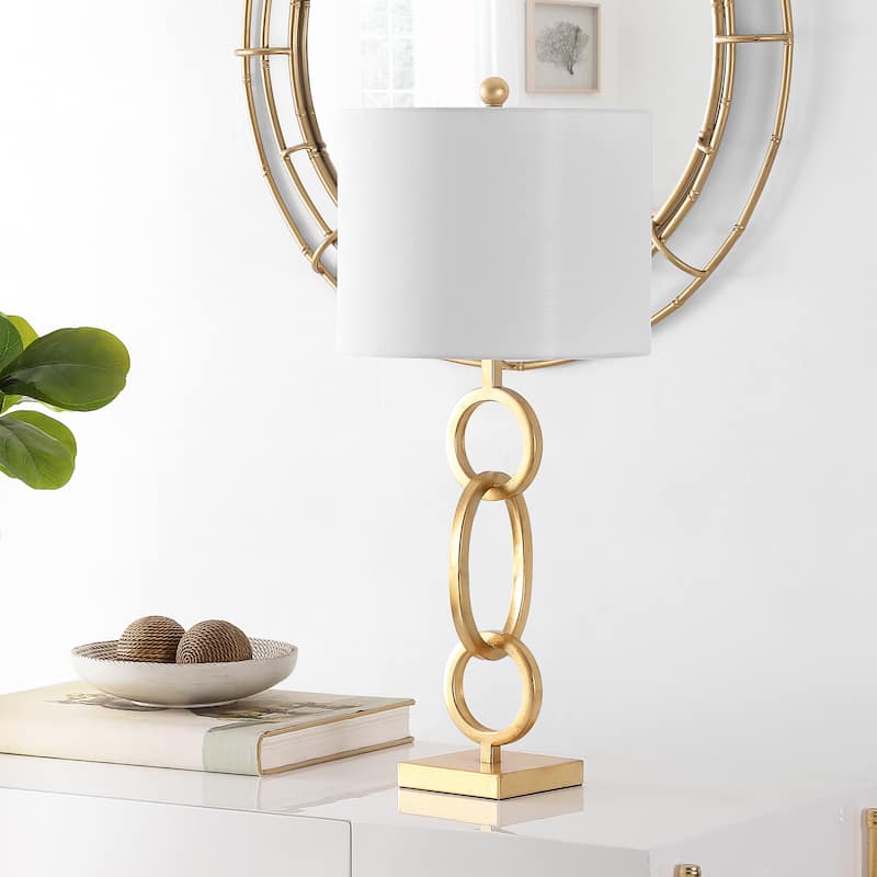 SAFAVIEH Lighting 32-inch Alaia Iron Table Lamp. - 13"W x 13"D x 30"H