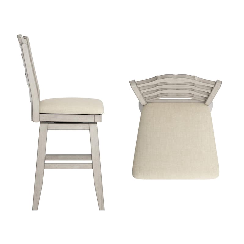 Ronda French Ladder Back Swivel Stool