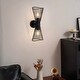 preview thumbnail 30 of 30, 2-Light Black/Gold Wall Sconces 16 Inch Modern Wall Sconce - N/A