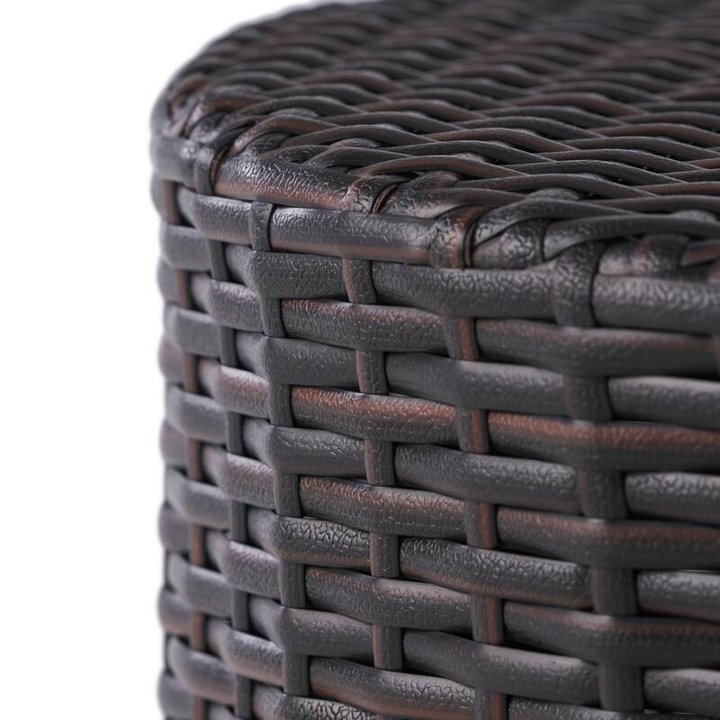 Christopher Knight Home Keaton Wicker Barrel Side Table