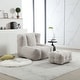 preview thumbnail 8 of 70, Roomfitters Fluffy Bean Bag Chair - Comfortable Super Soft Lazy Sofa Chair with Memory Foam - Indoor for Living Room, Bedroom Light Grey