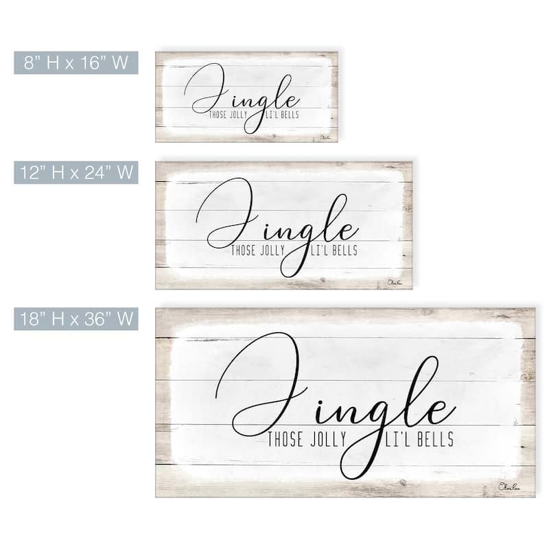 Ready2HangArt 'Jingle' Holiday Canvas Wall Art by Olivia Rose