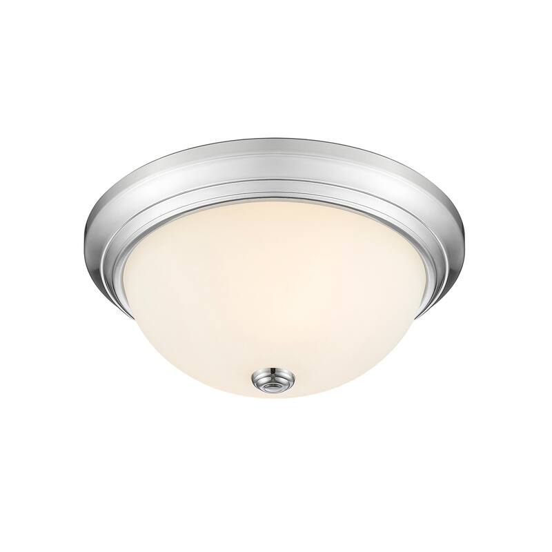 Millennium Lighting Metal Flush Mount Ceiling Fixture in Multiple Finishes - N/A - Chrome