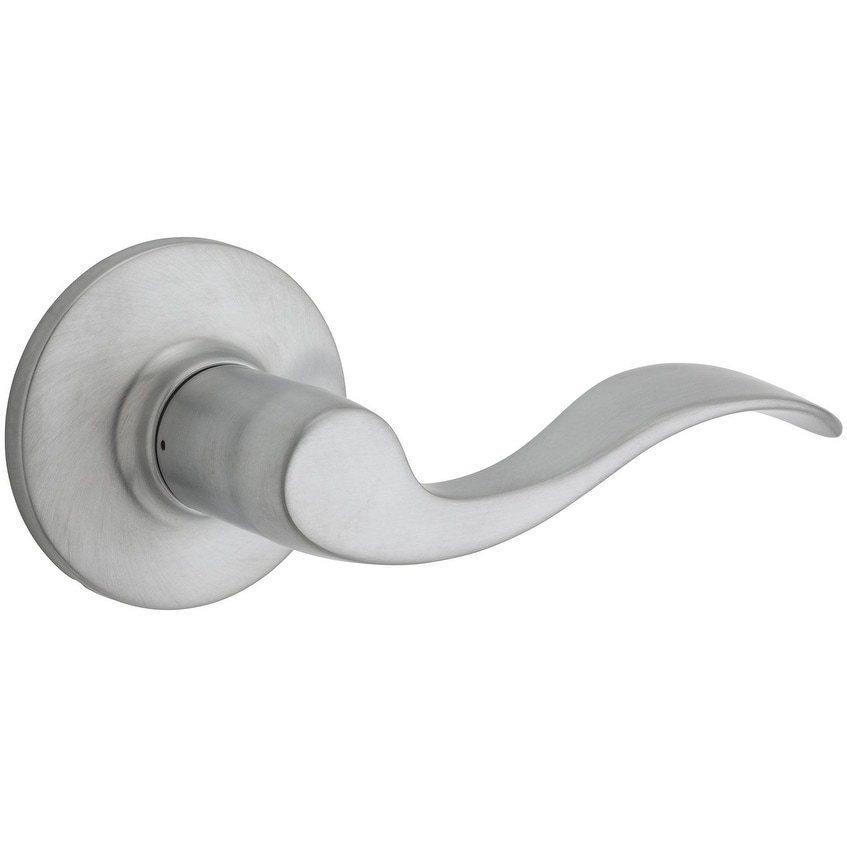 Kwikset Layton Passage Door Lever Set with Round Rose from the