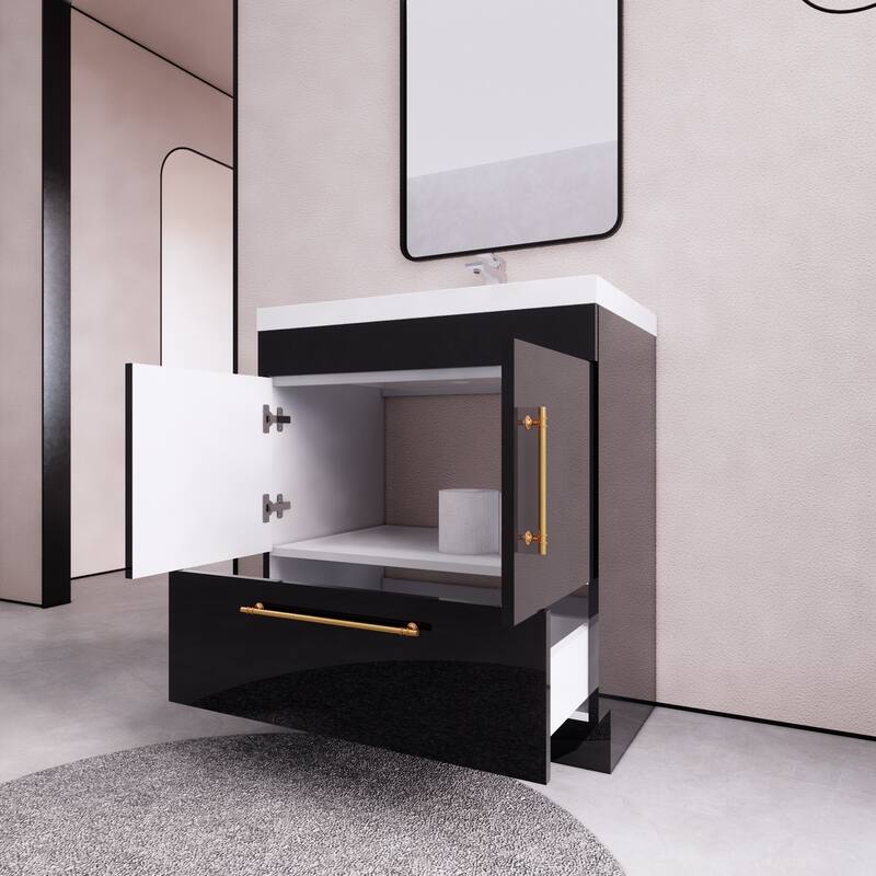 Eliza 30'' Freestanding Vanity with Single Sink