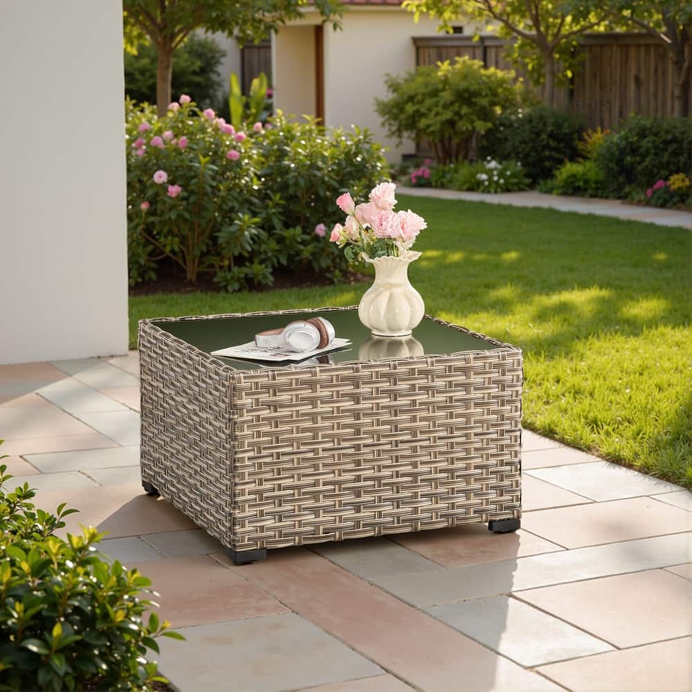 ​​OVIOS Square Umbrella Coffee Table​​