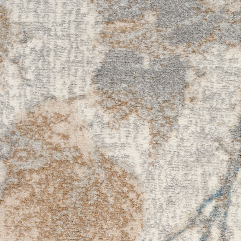 Calvin Klein CK950 Rush Indoor only Grey Abstract Area Rug