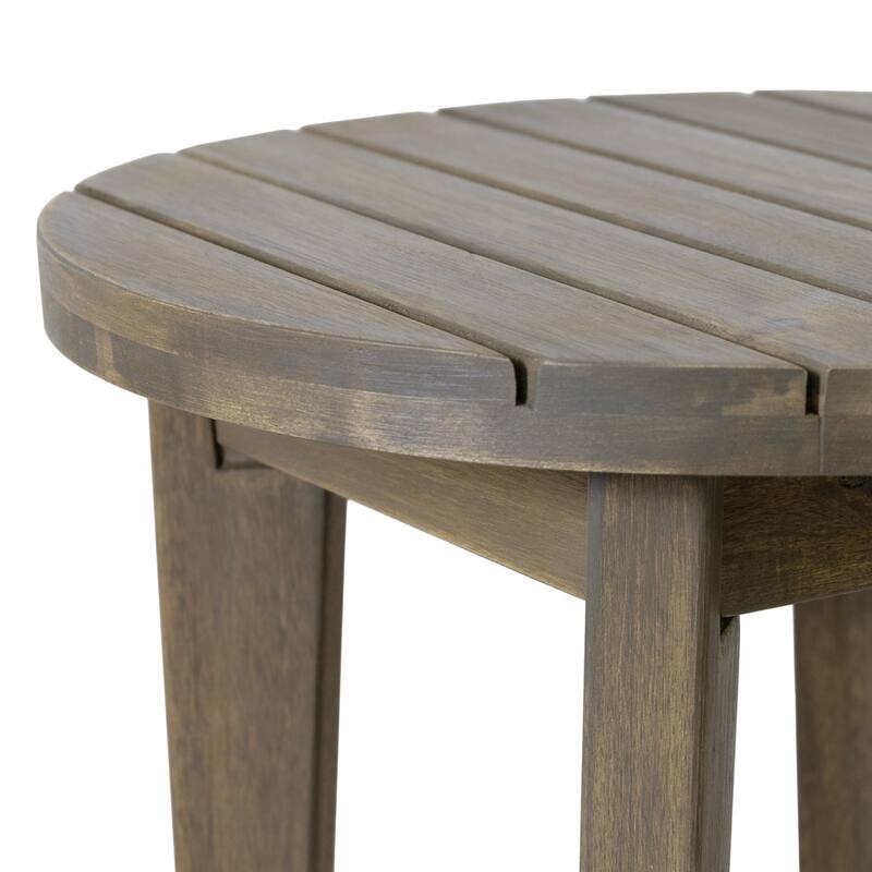 Christopher Knight Home Gertrude Outdoor 16" Acacia Wood Side Table