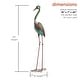 preview thumbnail 3 of 10, Alpine Corporation 40" Tall Outdoor Rustic Metal Crane Statue Yard Art Decoration