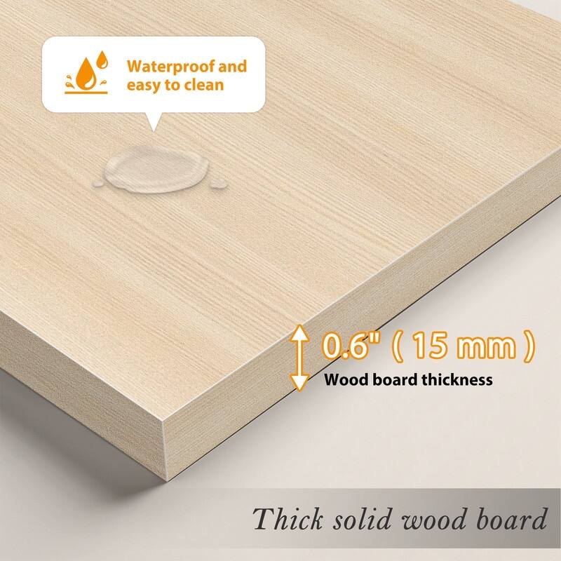 Desktop Shelf Bookshelf Storage for College Dorm Office Home, White