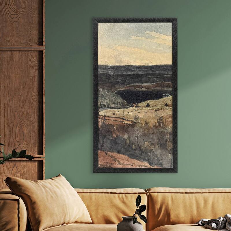 Paragon Rolling Fields I Framed Art - Wood