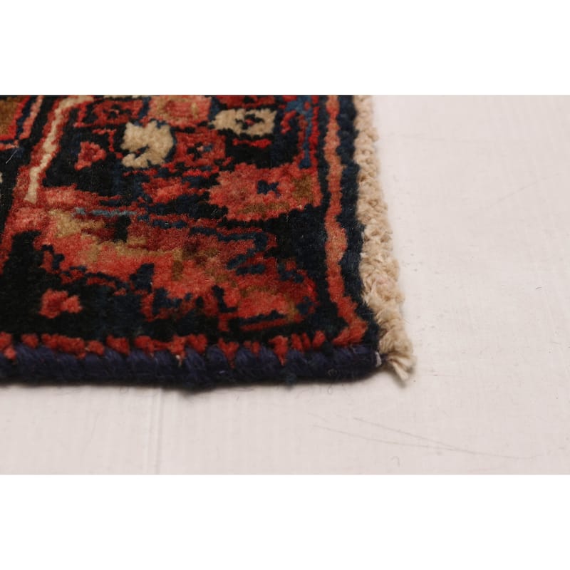 ECARPETGALLERY Hand-knotted Sarabi Red Wool Rug - 3'8 x 12'6