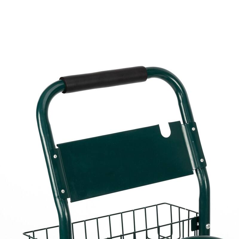 Iron Four-Wheel Hose Reel Cart